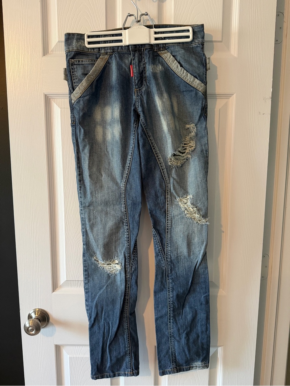 How are you lovers Distressed Blue Denim Jeans